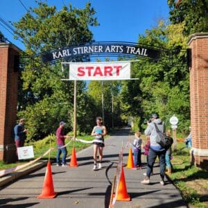 Karl Stirner Arts Trail 5k start entrance